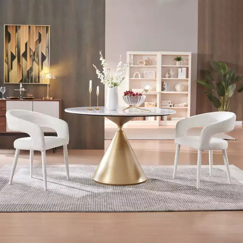 Sedia da pranzo con gambe in metallo per sala da pranzo, soggiorno o ufficio domestico