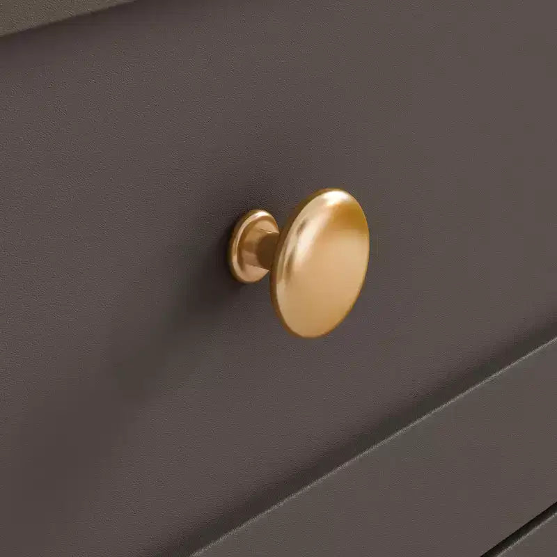 Tavolino Elegante e Funzionale - Corpo Grigio Scuro con Piano Marrone, Ideale per Soggiorni Moderni