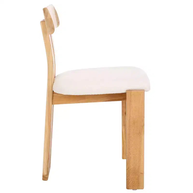 Sedia da pranzo Cayde con seduta Boucle - DCH8806