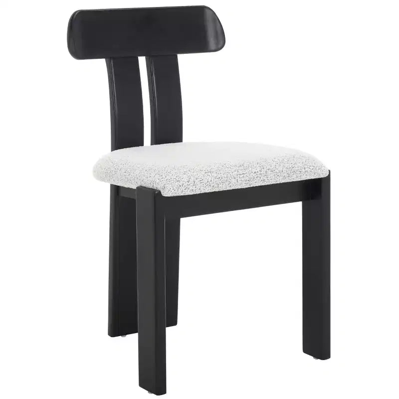 Sedia da pranzo Cayde con seduta Boucle - DCH8806