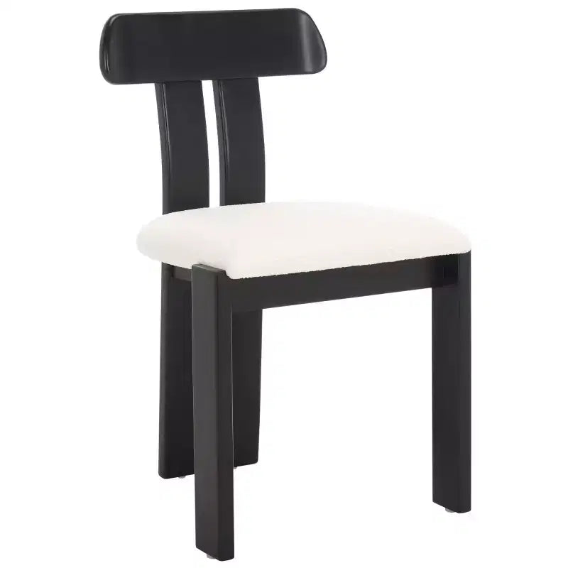 Sedia da pranzo Cayde con seduta Boucle - DCH8806