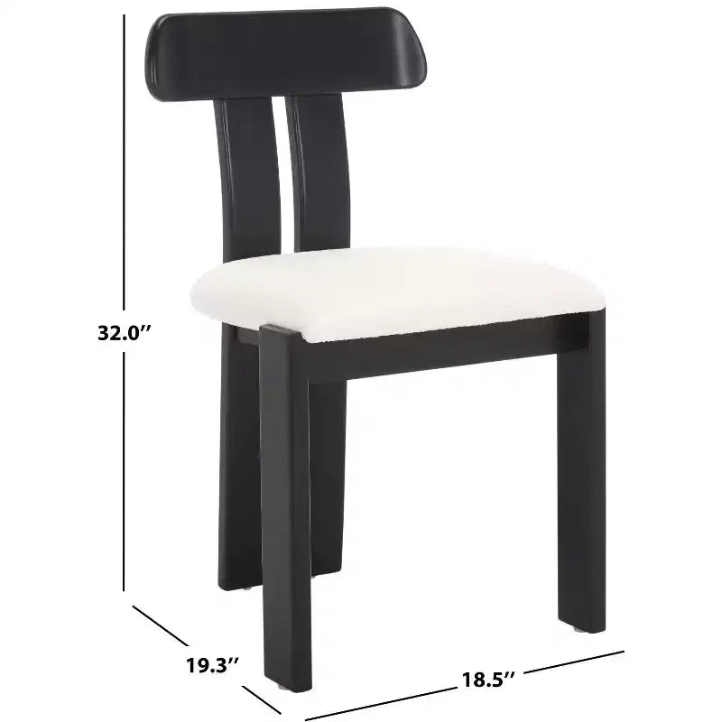 Sedia da pranzo Cayde con seduta Boucle - DCH8806