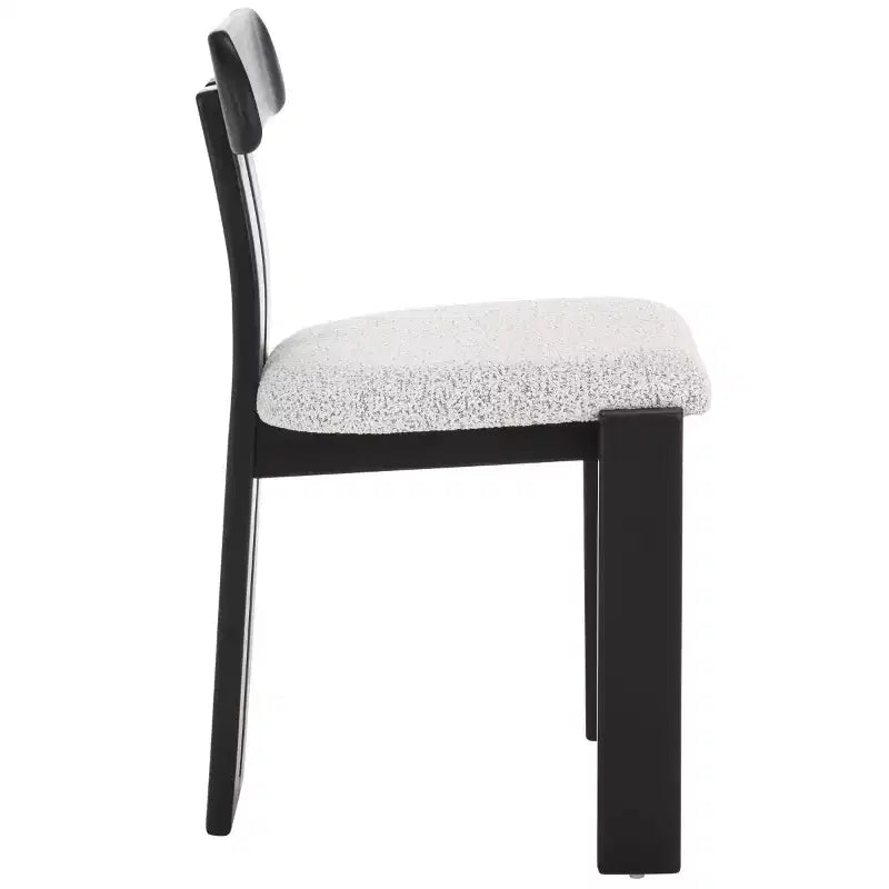 Sedia da pranzo Cayde con seduta Boucle - DCH8806