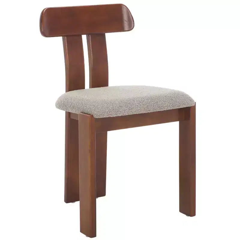 Sedia da pranzo Cayde con seduta Boucle - DCH8806