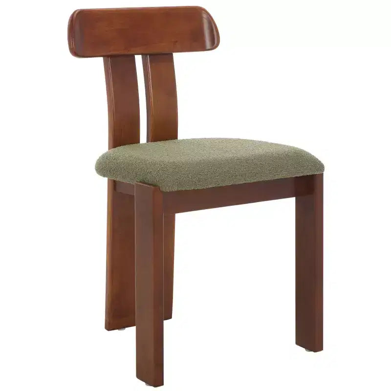 Sedia da pranzo Cayde con seduta Boucle - DCH8806