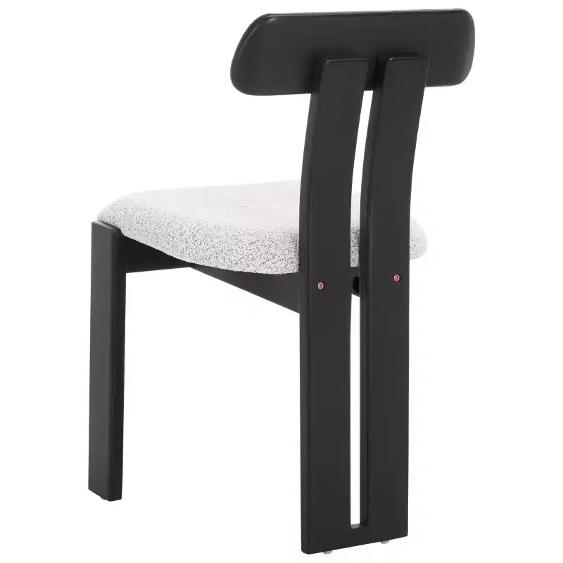 Sedia da pranzo Cayde con seduta Boucle - DCH8806