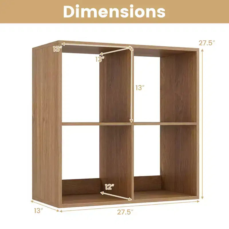 Libreria aperta con kit antiribaltamento, scaffale moderno per studio nero/bianco/naturale/marrone