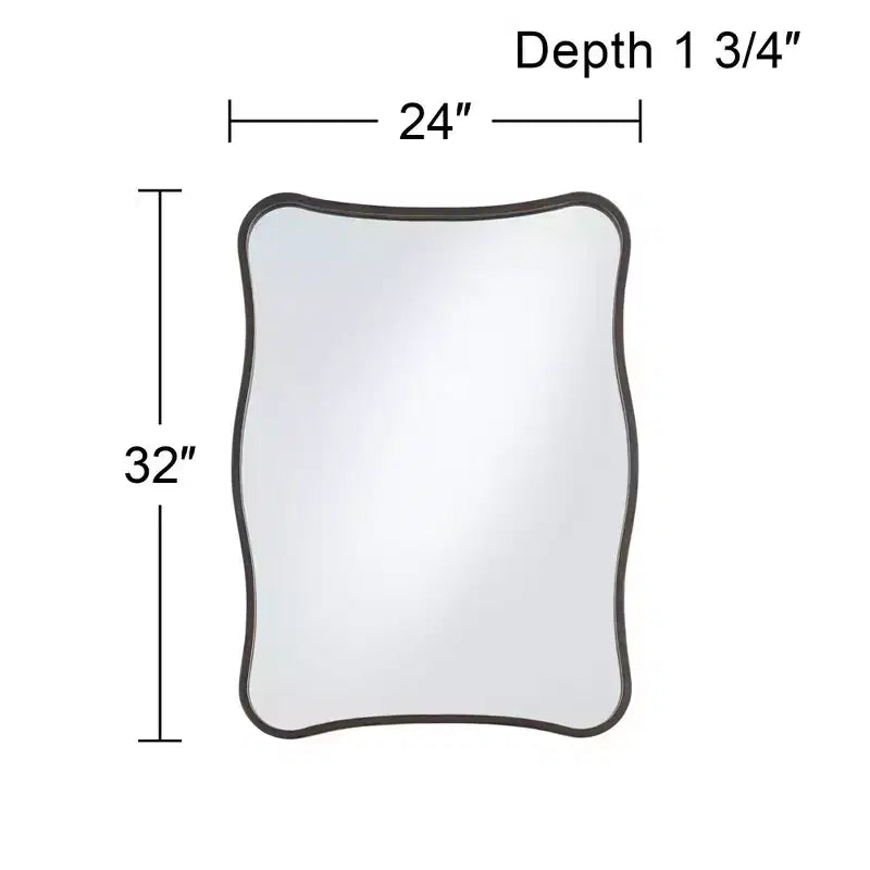 Pavia Bronzo Scuro 24 x 32 Curvy Wall